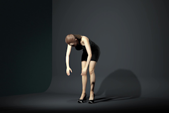 create a realistic human model with blender and cc4