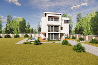 do exterior 3d rendering and cinematic walkthrough animation