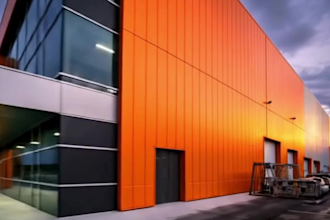 3d warehouse ,industrial building and space design , walkthrough video