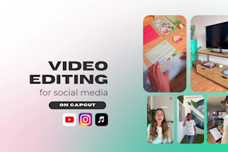 video editing for social media instagram, tiktok, youtube