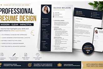 design resume professional cv design cover letters resume template
