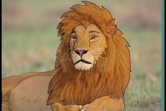 redraw people and or animals in 2d style