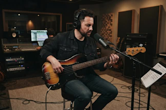 be your session bass player and record a pro bass guitar