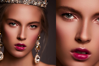 professional portrait retouching and photo editing