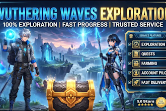 help with wuthering waves exploration, farming, quests and account pilot