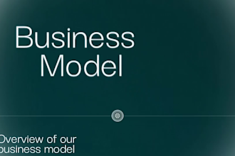 design a modern investor pitch deck
