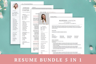 design ats friendly resume template tech linkedin profile for etsy shop sales