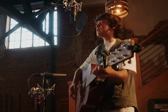 sing an acoustic country song with professional male vocals