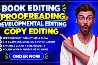 copy edit your manuscript for grammar and consistency