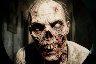 create cinematic 3d ai horror animation, 3d ai zombie, ai animal animation video