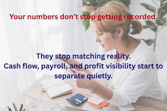 financial cleanup and 6 month bookkeeping repair
