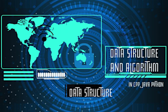 do data structure and algorithm tasks in python, java, cpp and gui