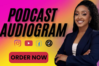 create viral podcast audiogram videos for reels tiktok and shorts