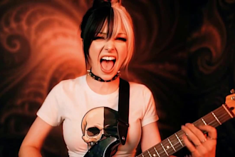 produce 4k realistic metal ai rock music video ai pop video for your song