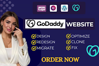 design godaddy website, godaddy, godaddy redesign, clone godaddy, customise, fix