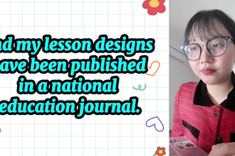 create a science lesson plan and slides