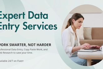 do professional data entry and fast typing work