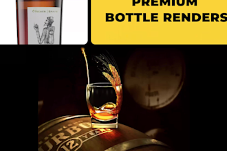 create photorealistic visuals for drink brands
