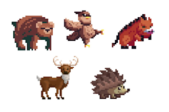 create customized pixel art designs and animations