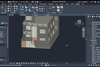 create professional revit 3d models from scratch or from 2d drwaings