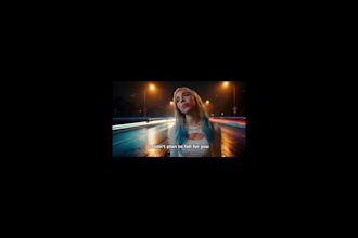 create a professional ai music video