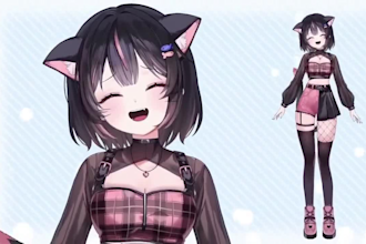 design and rig live2d vtuber model, 2d vtuber rigging, anime vtuber commission