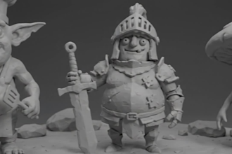 create a 3d character sculpt for 3d printing
