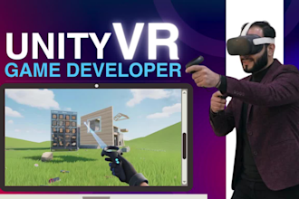 build VR xr world, multiplayer unity experience, immersive game space