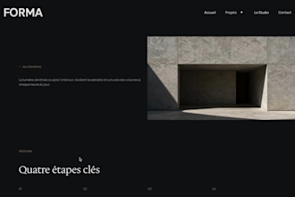 je vais créer un site web et votre logo professionnel