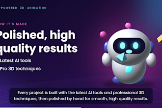 ai 3d animation videos, 3d product ads and character animations