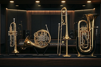 record professional trumpet, trombone, and brass section for your song