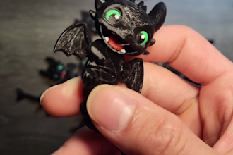 create custom articulated flexi dragon stl files for 3d printing