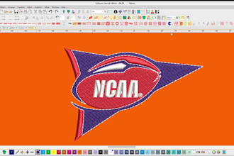 car, bike and truck embroidery digitizing  dst, pes in 1 hour