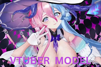 create vtuber model live2d vtuber anime avatar nsfw vtuber model
