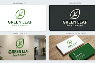 design a modern minimalist logo in canva