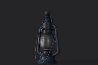 create game ready 3d hard surface props with realistic textures