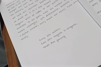 convert your typed text into a clear handwritten format