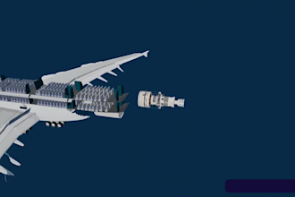 do 3d aircraft animation jet engine assembly and aviation engineering explainer