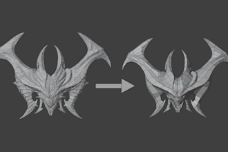 convert 3d art to pepakura art