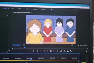 create simple 2d explanation videos for youtube