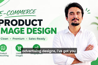 design professional ecommerce product images for your online store