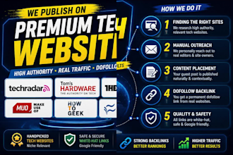 publish tech guest post with premium guest post backlinks