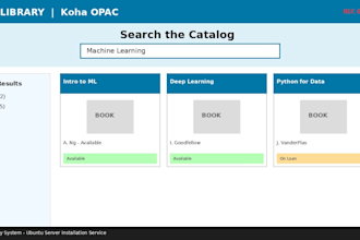 install and customize koha library system on ubuntu server