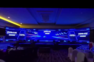 create anamorphic 3d led screen video for events and stages