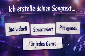 lyrics tailored to your needs ai supported for every genre