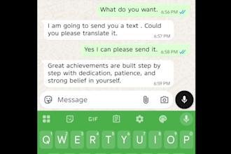 translate english to persian or dari professionally