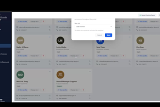 build a professional staff portal or management system for your business