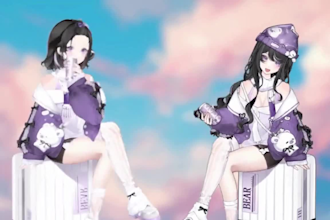 design and rig a professional live2d vtuber model for streaming