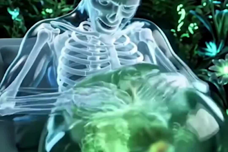 create viral dr data style ai skeleton storytelling animation shorts
