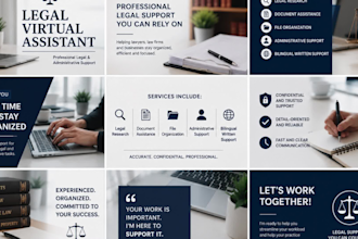 legal virtual assistant and legal documetual assistant